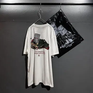 dustbox 티셔츠 XL 사이즈 더스트 보그스 화이트 밴 티셔츠