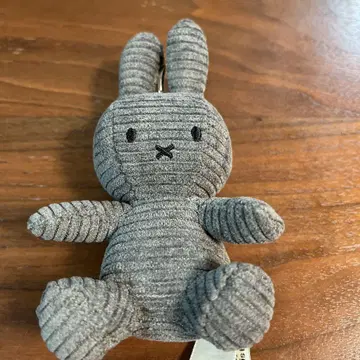 미피 BONTON TOYS 코듀로이 키링 그레이