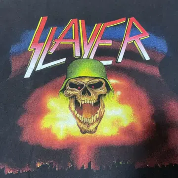 90's SLAYER 밴딩 티셔츠