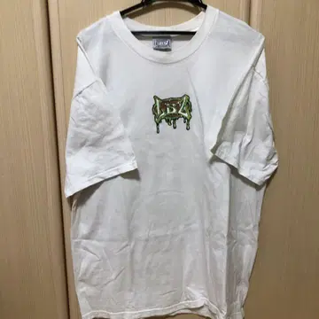 LBZ 화이트 티셔츠 그래픽 프린트 모토크로스