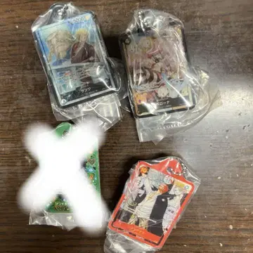 ONEPIECE CARDGAME 메탈 참 4종 가챠가챠