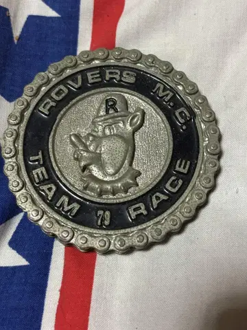 빈티지 1979년 ROVERS m.cTEAM 79RACE 버클 검 맥