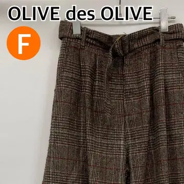OLIVE des OLIVE 팬츠 플레어 팬츠 와이드 팬츠 [CB328]