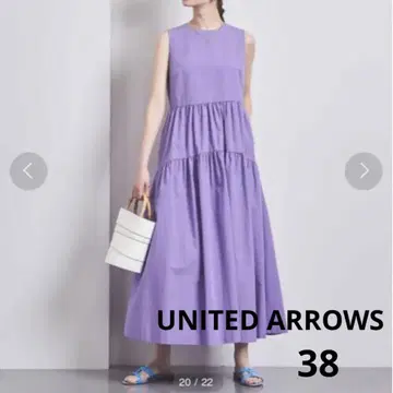 유나이티드 애로우즈 오픈 백 원피스 롱 원피스 38 사이즈