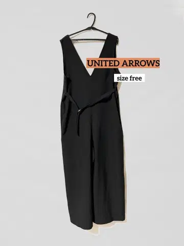 UNITED ARROWS 올인원 오버롤 블랙