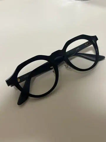 JINS 블랙 보스턴 프레임 안경 URF23A-127AA394