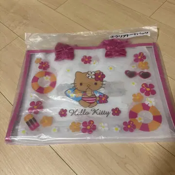 헬로키티 제일복권 일광화상 키티 클리어 토트