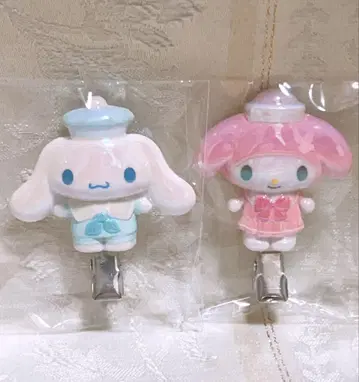 산리오 세일러 카라 디자인 시리즈 앞머리 클립 시나모롤 마이멜로디