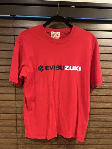 EVISU EVISUZUKI 빨간색 티셔츠 사이즈 40