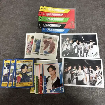 SixTONES WE ARE! 오프쇼 트레이딩 카드 리본 묶음 판매