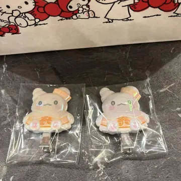 산리오 세일러 카라 시리즈 앞머리 클립 하나마루 유령 2개 세트