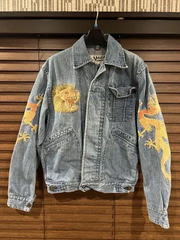 EVISU KYOTO 자수 데님 자켓