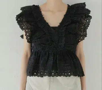 Sea New York Marley Pleated Flutter 블라우스