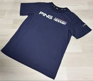 핑 핑 티셔츠 연습 셔츠 의류 M 사이즈 네이비 새상품