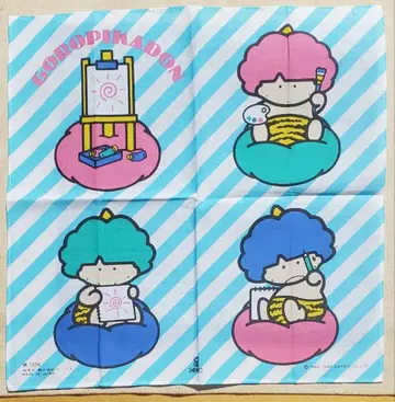 레트로 1985년 제작 코로피카돈 손수건