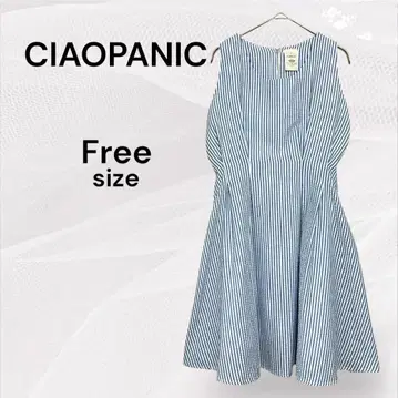 CIAOPANIC 차오패닉 새상품급 스트라이프 슬리브리스 원피스