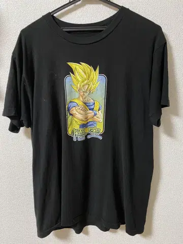 드래곤볼 Z DRAGONBALL Z 손오공 프린트 티셔츠 남성용 L