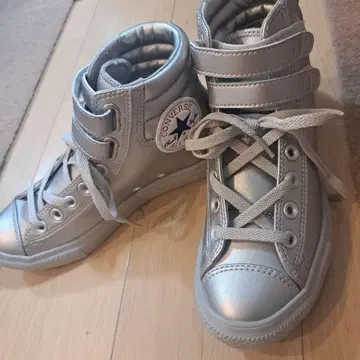 CONVERSE ALL STAR 실버 하이컷