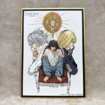 DEATH NOTE EXHIBITION 입장 특전 색지 L 니아 멜로