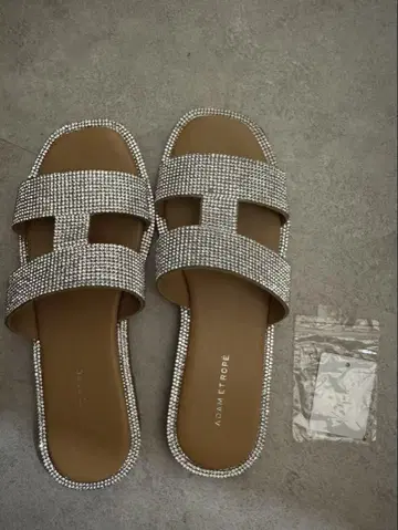 ADAM ET ROPE' 큐빅 샌들 38