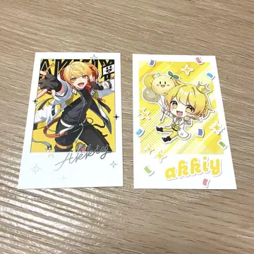 카라츠케 아키 포토 카드 Birthday 굿즈