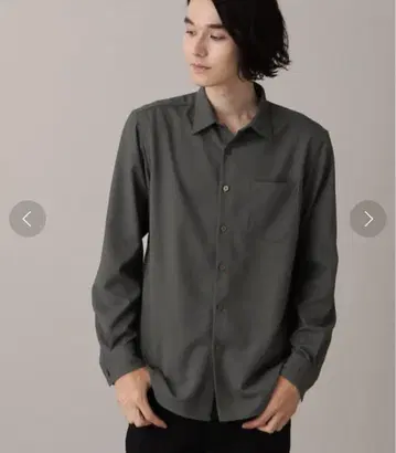 THE SHOP TK 주름이 잘 생기지 않는 테크 리노 레귤러 카라 셔츠