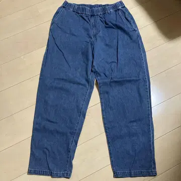 MUJI 무인양품 와이드 데님 팬츠 남성용 L-XL