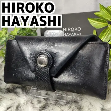 히로코 하야시 장지갑 블랙 살루테 HIROKO HAYASHI 지갑 블랙