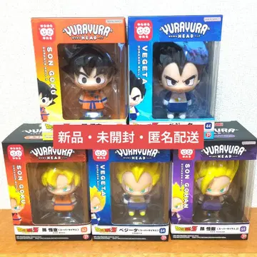 드래곤볼 Z Yuravura Head 피규어 5종 세트