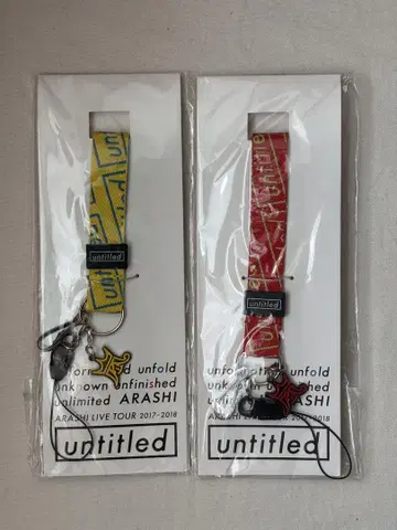 아라시 UNTITLED 회장에서만 판매되는 한정판 굿즈 넥스트랩