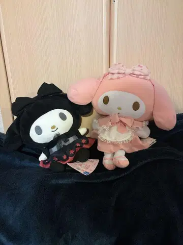 산리오 마이멜로디 봉제 인형 2종 세트