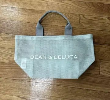 DEAN & DELUCA 메쉬 토트백 S 사이즈 민트 블루