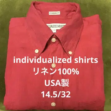 린넨 100% USA제 individualized shirts
