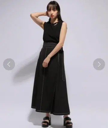 HARE W 벨트 스티치 스커트