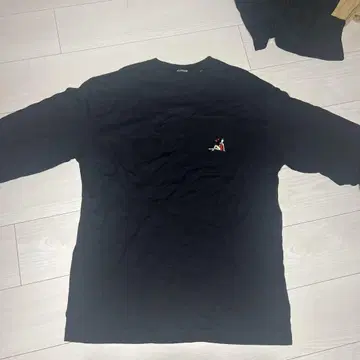 X-LARGE 긴팔 블랙 롱 T