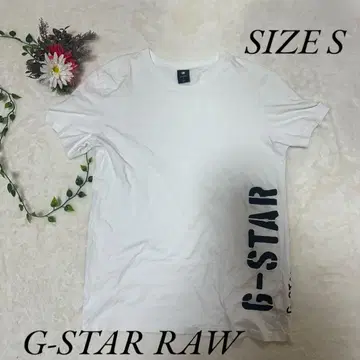 G-STAR RAW 티셔츠 반팔 남성용 화이트