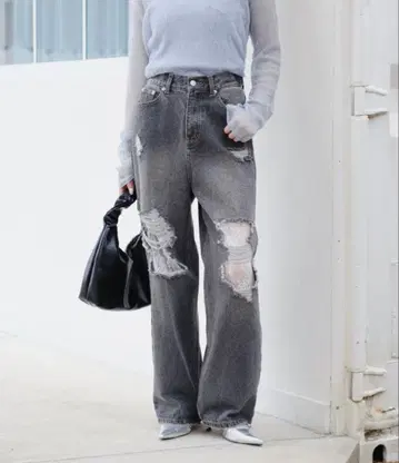 kastane 카스타네 레이스 데님 팬츠
