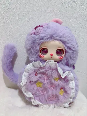 Liila's toy 봉제 인형 고양이 보라색 퍼플 키링 키링