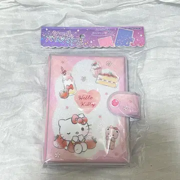 헤이세이 레트로 헬로키티 씰 책 씰 바인더