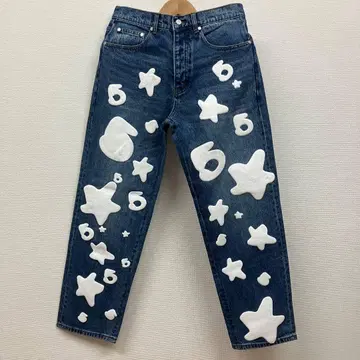 Sp5der 스파이더 Beluga Wash 데님 팬츠