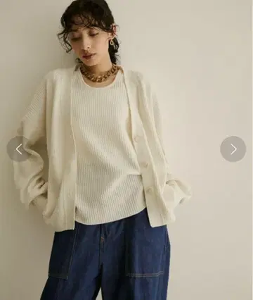 SALON adam et rope'CreamyCotton 가디건