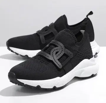 1 TOD'S 스니커즈 케이트 가죽 37.5 여성용