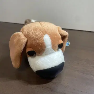 개 봉제 인형 브라운, 화이트, 블랙