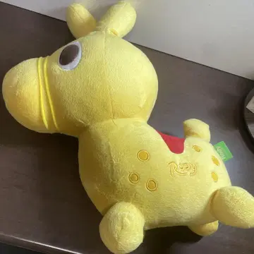 로피 봉제 인형 옐로우 컬러