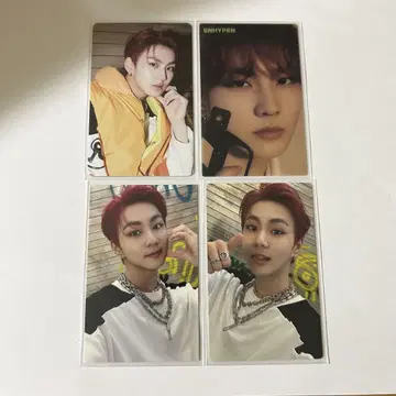 ENHYPEN 정원 트레이딩 카드 라키드로 정해 유니버셜 4장 세트