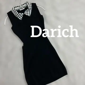 Darich 슬리브리스 미니 원피스 블랙