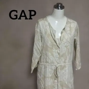 GAP 보타니컬 무늬 셔츠 원피스 S 봄/여름 7부 소매