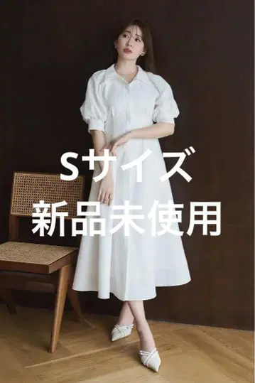 비엔나 볼륨 소매 셔츠 드레스