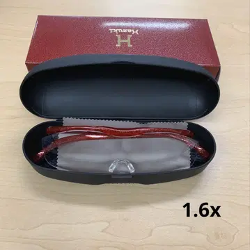미사용 새상품 하즈키 루페 라지 1.6x 루비