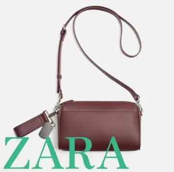 ZARA 자라 클러치백 숄더백 2way 보르도 가죽